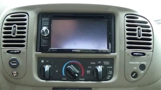 03 F150 Double Din mod and Kenwood DDX471HD DVD receiver install