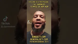 KRS ONE IS A FREEMASON!! THE SHRINERS TEMPLE OF HIP HOP!! #KRS #templeofhiphop #illuminati #shorts