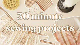 Sewing Projects To Make in 30 Minutes - Baking Edition! | DIY Gift Ideas