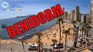 Benidorm Live Beach Cam 🇪🇸 Streamed 3rd May 2024 (2)