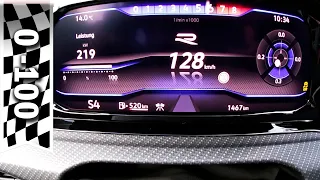 VW Golf R Variant 2022 (320 PS): Beschleunigung 0-100 km/h, Acceleration & Soundcheck Launch Control