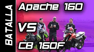 APACHE 160 VS CB160F | BATALLA A MUERTE | DRAG RACE #FULLGASS