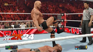 WWE 2k24 | The Rock vs. Randy Orton | One-on-One RAW | Gameplay