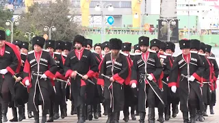 Туапсинские казаки готовятся к параду в Краснодаре