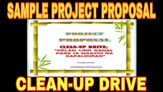 Clean-Up Drive Project Proposal