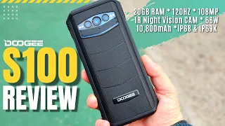 DOOGEE S100 Review: Up to 20GB of RAM, 120Hz, 108MP, IR Night Vision CAM, 66W charging, IP68 & IP69K