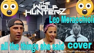 First Time Hearing All the Things She Said (metal cover by Leo Moracchioli) WOLF HUNTERZ Reactions