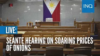 Senate hearing on soaring prices of onions