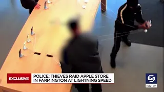 Thieves raid Farmington Apple store at lightning speed