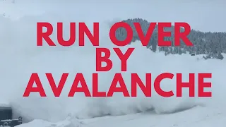 Run over by avalanche in Davos, Switzerland