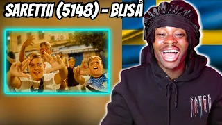 CANADIAN REACTING TO Sarettii (5148) - Bliså (OFFICIELL MUSIKVIDEO) || (SWEDISH RAP)