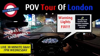 A3 POV | LONDON POV TOUR | AUDI A3 2021 | WARNING LIGHT | A3 2021 PROBLEM | FIXED