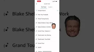 How To Change the ALEXA ALARM Sound ⏰ [e.g., To Blake Shelton]