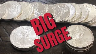 THIS is happening NOW with American Silver Eagles - Price Surge BIG