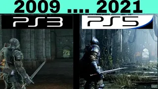 Dark Souls Game PlayStation Evolution From 2009 to 2021.