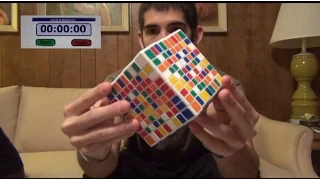 9X9X9 cube Speedsolve