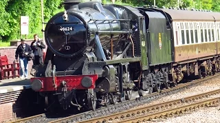 LMS Black 5 45305, S&D 7F 53808, and LMS 8F 48624 Great Central Railways at Work May 2016