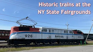 Historic train exhibit at the New York State Fairgrounds | April 9, 2024