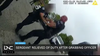 Sergeant Relieved of Duty After Grabbing Female Officer by the Neck