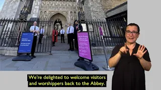 Westminster Abbey - BSL Reopening Welcome