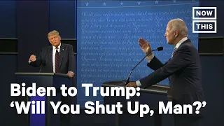 Debates 2020: Trump Incessantly Interrupts Biden | NowThis