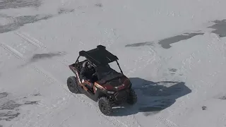 RZR 900 50” trail on ice and snow