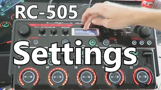 All Settings of the RC-505 Explained - May 1st '19