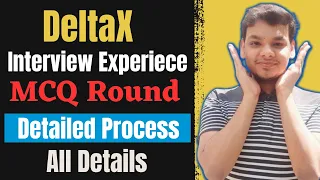 Deltax Interview Experience | Deltax Interview Questions | MCQ Round | Coding Questions |