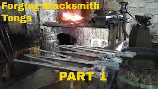 Thak Ironworks - Forging Blacksmith Tongs for Beginners PART 1