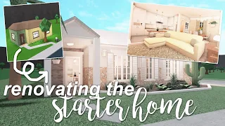 renovating the starter house | ROBLOX Bloxburg