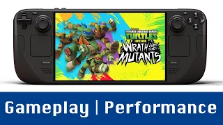 Teenage Mutant Ninja Turtles Arcade: Wrath of the Mutants Steam Deck Gameplay | Performance