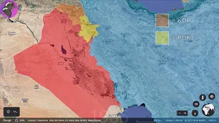 The Iran-Iraq War in 30 seconds using Google Earth
