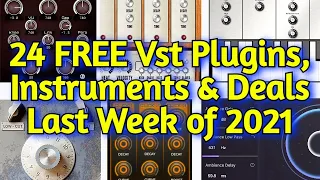 24 Best New FREE VST PLUGINS, Vst Instruments, SAMPLE PACKS & Huge Deals - DECEMBER 2021 Week #4