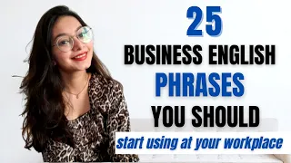 25 Business Phrases to Sound More Professional | Business Communication | English With Annie