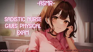 [ASMR] [ROLEPLAY] ♡sadistic nurse does your exam♡ (binaural/F4A)