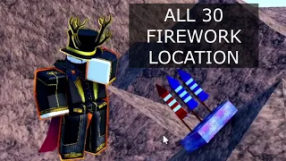 *NOT CLICKBAIT* All 30 FIREWORK LOCATION!! (toilet tower defense)