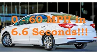 2015 Hyundai Sonata Eco 0-60 MPH