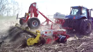 Pottinger Terradisc на подсолнечнике