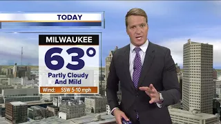 Partly cloudy but warm Thursday