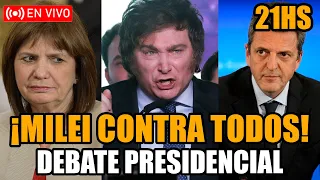 ¡MILEI CONTRA TODOS! DEBATE PRESIDENCIAL EN VIVO| BREAK POINT