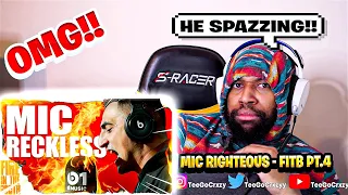 UK WHAT UP🇬🇧!!! Mic Reckless / Mic Righteous - Fire In The Booth pt4 (REACTION)