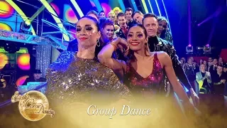 Pro Dancers' perform a tribute to Prince in Week Seven's group dance – Strictly Come Dancing 2017