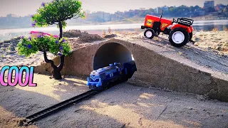 Diy mini tractor bridge making project |Mini Bridge making construction | science project |@pamini