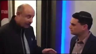 Ben Shapiro runs from Dr Phil and falls down a flight of stairs