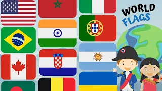 FLAGS of the World for Kids - Guess Country Flags Trivia Quiz