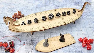 How To Build Up A D&D Miniatures Viking Longship