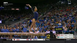 Grace Glenn (UCLA) - Balance Beam (9.750) - Oklahoma at UCLA 2018