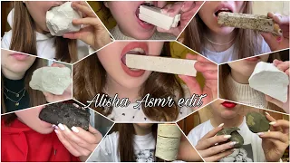 Mix chalk, clay asmr/микс мела, глины #мелоежка #clay #мел #chalk #crunch #глина @lerkincrunch222