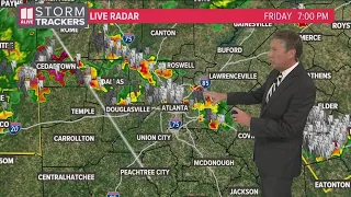Strong thunderstorms causing flooding in metro Atlanta