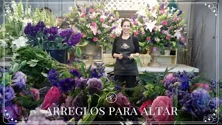 Como hacer arreglos de flores para un altar